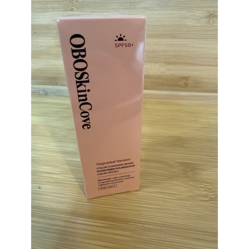 OBOSkinCove Color Changing Vionic Sunscreen Foundation Liquid SPF 50+